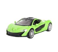 Die-cast car models 1:32 For McLaren P1 Alloy Die-cast Car Model With Sound, Exquisite Collection Of Central Control Ornaments Alloy car models(Green)