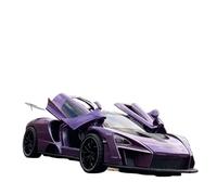 Die-cast car models 1:32 For McLaren Senna Sports Car Alloy Car Model Die-cast Metal Car Model High Simulation Collectible Alloy car models(Purple-boxed)