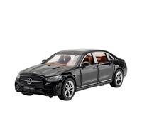 Die-cast car models 1:32 For Mercedes-Benz C260L E300L Alloy Die-cast Model 6 Doors Openable Sound And Light Pull-back Miniature Vehicle Collection Alloy car models(E300L Black)
