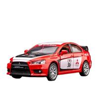 Die-cast car models 1:32 For Mitsubishi Lancer Evolution X10 Alloy Car Model Die-cast Metal Car Model Simulation Collection Exquisite Ornaments Alloy car models(Red Racing)