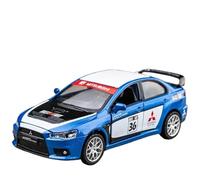 Die-cast car models 1:32 For Mitsubishi Lancer Evolution X10 Alloy Car Model Die-cast Metal Car Model Simulation Collection Exquisite Ornaments Alloy car models(Blue Racing)