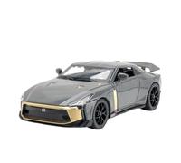 Die-cast car models 1:32 For Nissan GT-R50 Model Car Alloy Die-cast Metal Super Sports Car With Sound And Light Vehicle Alloy car models(Titanium)
