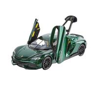 Die-cast car models 1:32 For Porsche Gemini GT Alloy Super Sports Car Model Car Imitation Real Car Model With Sound And Light Alloy car models(Green)