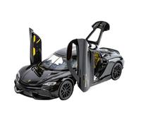 Die-cast car models 1:32 For Porsche Gemini GT Alloy Super Sports Car Model Car Imitation Real Car Model With Sound And Light Alloy car models(Black)