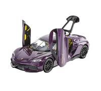 Die-cast car models 1:32 For Porsche Gemini GT Alloy Super Sports Car Model Car Imitation Real Car Model With Sound And Light Alloy car models(Purple)