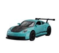 Die-cast car models 1:32 For Porsche GT3-RS Sports Car Model With Lights, Sounds, Racing Car Model, Scale Model Ornaments Alloy car models(Blue)