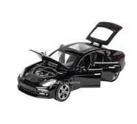 Die-cast car models 1:32 For Porsche Panamera911 Alloy Racing Car Model Die-cast Metal Lighting Desktop Ornaments Collection Alloy car models(Panamera Black)