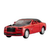 Die-cast car models 1:32 For Rolls-Royce Phantom Model Alloy Die-cast Shadow Sound And Light Rear Sliding Door Can Be Opened Alloy car models(Dawn Red)