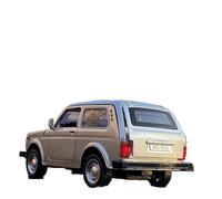 Die-cast car models 1:32 For Russian Lada NIVA Alloy Model Car LADA 2106 Die-cast Metal Casting Pull Back Music Light Car Collection Ornaments Alloy car models(Silver)