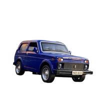 Die-cast car models 1:32 For Russian Lada NIVA Alloy Model Car LADA 2106 Die-cast Metal Casting Pull Back Music Light Car Collection Ornaments Alloy car models(Blue)