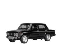 Die-cast car models 1:32 For Russian Lada NIVA Alloy Model Car LADA 2106 Die-cast Metal Casting Pull Back Music Light Car Collection Ornaments Alloy car models(2106 Black)