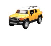 Die-cast car models 1:32 For Toyota Cruiser FJ Car Model Die-cast Alloy SUV Off-road Collection Back Sound And Light Collection Ornaments Alloy car models(Yellow-boxed)