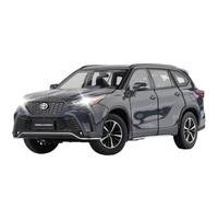 Die-cast car models 1:32 For Toyota Highlander XSE AWD HYBRID Die-cast Model SUV Sports Car With Sound And Light Alloy car models(2022 Highlander XSE1)