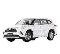 Die-cast car models 1:32 For Toyota Highlander XSE AWD HYBRID Die-cast Model SUV Sports Car With Sound And Light Alloy car models(2022 Highlander1)