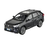 Die-cast car models 1:32 For Toyota RAV4 Off-road Vehicle Alloy Car Model Die-cast Metal Car Car Model High Simulation Alloy car models(Black)