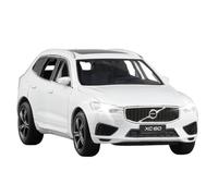 Die-cast car models 1:32 For Volvo XC60 XC90 SUV Off-road Die-cast Model Car Sound And Light Pull Back Car Collection Ornaments Alloy car models(XC60 White)