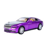 Die-cast car models 1:32 Rolls-Royce Ghost Alloy Model Car High Simulation Metal Alloy car models(Purple)