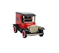 Die-cast car models 1:32 Round Head Tractor Model Wheeled Pull Back Agricultural Tractor Light Sound Vehicle Collection Ornaments Alloy car models(Red)
