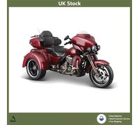Harley Davidson CVO Tri Glide 2021 Burgundy Model Moto Scale 1/12 22cm MAISTO