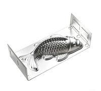 Die-Cast Fish for Mold 21cm Heat-Resistant Silver Die-Cast Fish(Large)