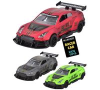 Electoys GT Racers Touring Car Series Die-Cast Model Toy Car Pull-Back Power Assorted Colours Mini Collectible Vehicle for Children Durable Metal Body Realistic Detailing Suitable