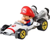 Die Cast Hotwheels Mario Kart Baby Mario B-Dasher 2020 Toty Winner