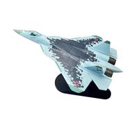 Die-cast Metal Aircraft 1/100 For Russian Sukhoi SU57 Stealth Fighter Jet Airplane Aircraft Metal Military Diecast Plane Model For Collection And Display