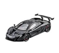 Die-cast Metal Vehicles 1:24 For McLaren P1 GTR Alloy Car Model Static Simulation Vehicle Model Collect Exhibits Hobby Giving Collector Cars(Black)