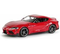 Die-Cast Metal Vehicles 1:24 For Toyota Gr Supra Alloy Car Model Static Simulation Vehicle Collect Exhibits Hobby Giving(Red)
