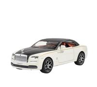 Die-cast Metal Vehicles For Rolls Royce Dawn 1:24 Scale Alloy Car Model Dynamic Simulation Vehicle Toy Model Collect Exhibits Gift Collector Cars(White)