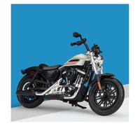 Die Cast Model 1:18 For Forty-Eight Special 2018 Motorcycle Diecast Metal Model(White)