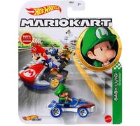 Die Cast Model KART SNEEKER of BABY LUIGI from SUPER MARIO 1:64 5cm Hot Wheels