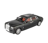 Die Cast Vehicles 1:18 For Rolls-Royce Phantom Zinc Alloy Casting Scale Car Model Simulation Metal Ornaments Decoration(Black)