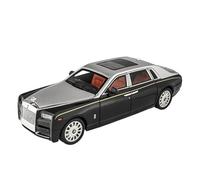 Die Cast Vehicles 1:18 For Rolls-Royce Phantom Zinc Alloy Casting Scale Car Model Simulation Metal Ornaments Decoration(Silver)