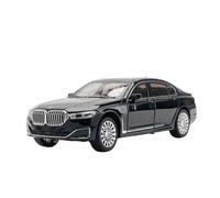 Die Cast Vehicles 1:24 For BMW THE 7 760Li Miniature Luxury Alloy Model Car Scale Alloy Car Collection Ornaments(Black)