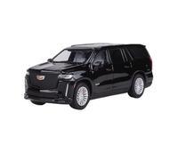 Die Cast Vehicles 1/64 For Cadillac Escalade SUV Scale Static Alloy Car Model Hobby Collection Car Ornaments Decoration(Black)