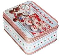 Die Cupcakes & Cakepops Weihnachtsbox: 24 süße Rezepte für die schönste Zeit des Jahres - Mit Backbuch, 12 Cupcake-Förmchen und 12 Cakepop-Sticks