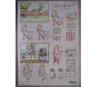 DIE CUT DECOUPAGE - LAZY DAYS LINE 595
