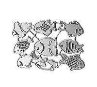Die Cut for Scrapbook Card Making Holiday Easy to Use Fish Effect Hands-on Handicrafts Die Cuts Christmas