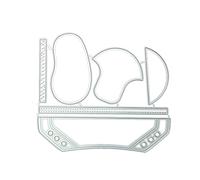 Die Cut for Scrapbook Card Making Holiday Shoes Easy to Use Winter Shoes 3D Effect Hands-on Handicrafts Metal Cutting Dies for Card Making Mold Tag