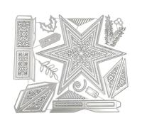 Die Cuts for Card Making,Metal Star Shape Embossing Stencil | Craft Dies,Template for Scrapbooking Photo Album Candy Box Birthday Holiday Wedding Paper Craft DIY Projects Home Decor Supplies