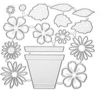 Die Cuts Stencil, Metal Template Moulds Cutting Dies Cut Stencils for DIY Scrapbooking Photo Album Decorative Embossing Paper Dies for Card Making Templated (ZC282)
