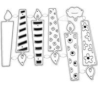 Die Cuts Stencil, Metal Template Moulds Cutting Dies Cut Stencils for DIY Scrapbooking Photo Album Decorative Embossing Paper Dies for Card Making Templated (ZC344)