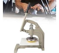 Die Cutter, Manual Round Sample Cutting Machine for Fabric, Rubber, Leather, Carpet, Paper, Foam - Circle Sampler Cutter, 100cm²