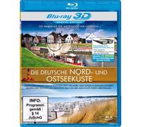DIE DEUTSCHE NORD-UND OSTSEEKÜSTE - NATUR GANZ NAH 3D BLU-RAY NEW