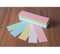 'Die Dicken Presentation Cards 250' Cluster Card 5x20 cm Sortiert, 180 g/m², Pack of 250 Rectangles