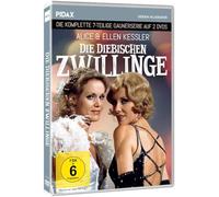 Die diebischen Zwillinge (K2 + 1) - Die komplette 7-Teilige Kultserie mit Alice und Ellen Kessler (1971) - Nostalgische Krimi Komödie auf DVD - Restaurierte TV Rarität für Sammler