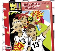 Die drei 024/Fußballstar in Gefahr (CD)