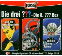 DIE DREI ??? - 08-FOLGEN 22-24 (SCHATZ/AZTEKENSCHWERT/SILBERNE SPINNE) 3 CD NEW