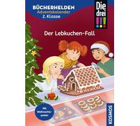 Die drei !!!, Bücherhelden 2. Klasse, Adventskalender, Der Lebkuchen-Fall: Mit Weihnachts-Poster, Erstleser Kinder ab 7 Jahre